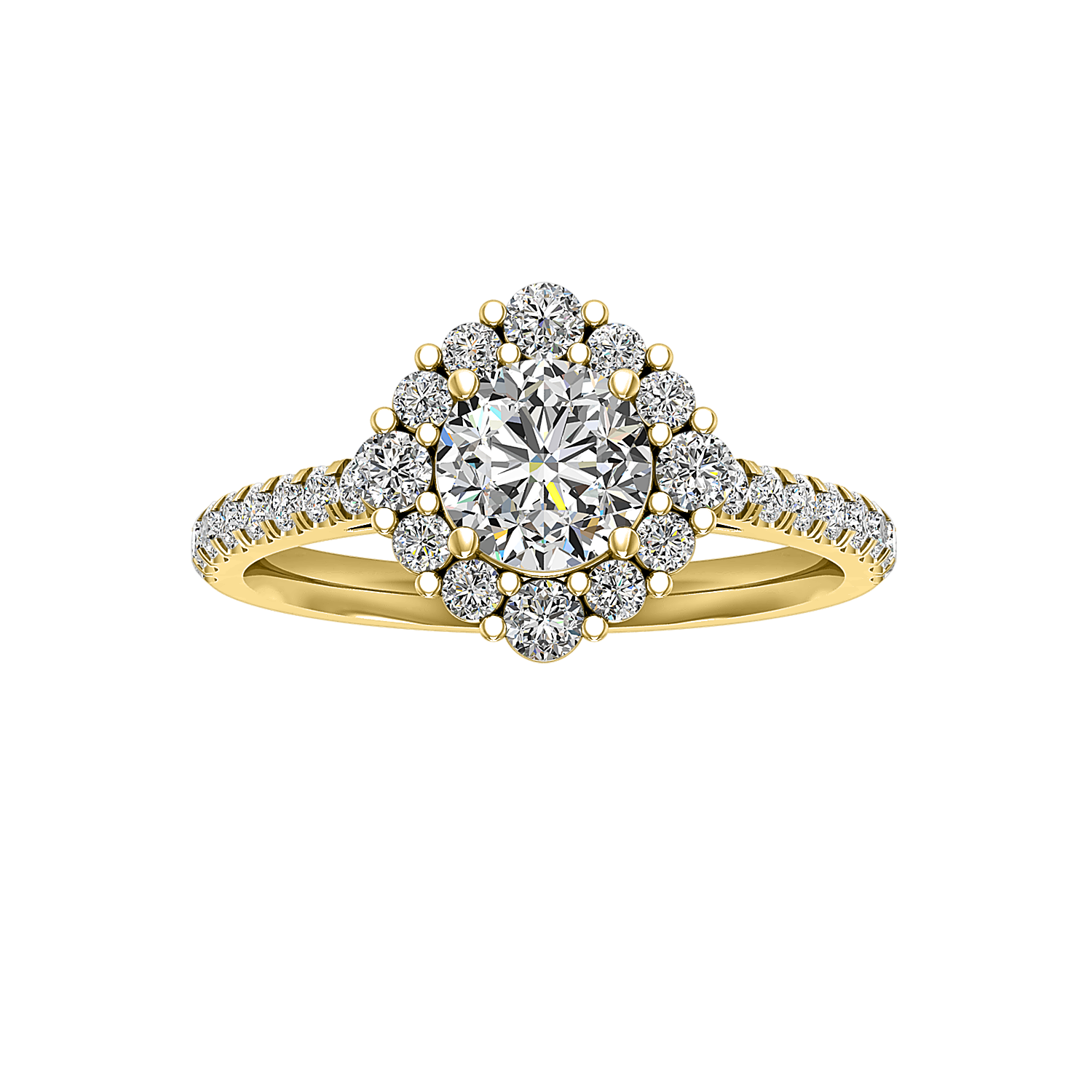 Hayden Halo Engagement Ring